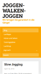 Mobile Screenshot of jogcoach-blog.com